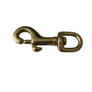 Brass Snap Hooks Swivel Eye Brass Bundle of 37 Piece Lot New